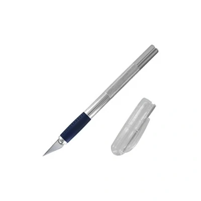 Image of Modelcraft PKN4301 Soft Grip Craft Knife #1 , Silver