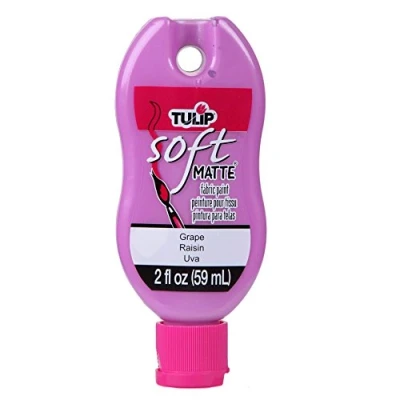 Image of I Love To Create Tulip Soft Fabric Paint 2 oz. Matte Grape, Paper, Multicoloured, 0.1 x cm