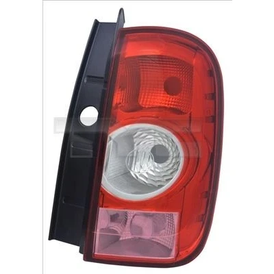 Image of 265500033R, 265509517R Rear light TYC 11 12181 01 2 Right without bulb holder DACIA: Duster Off Road