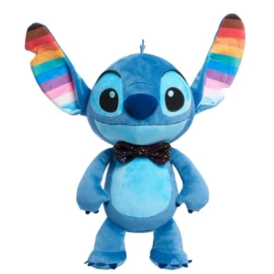 Image of Just Play Disney Pride Large Plush Stitch, Kids Toys for Ages 2 Up