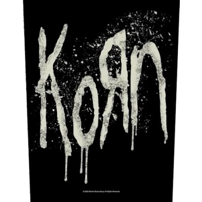 Image of Korn Splatter Logo 14&quot; x 11&quot; Printed Back Patch