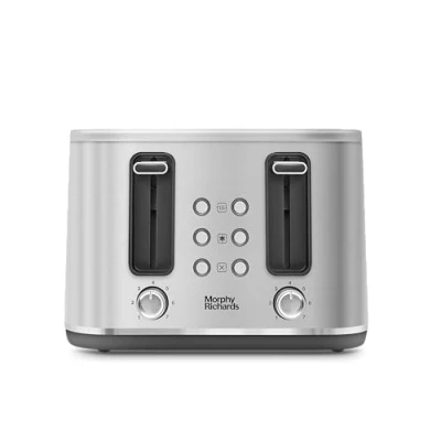 Image of Morphy Richards Motive 4 Slice Toaster (Brushed Steel) 242800