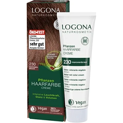 Image of Logona Herbal Hair Color Cream, 230 Chestnut Brown, 150 ml