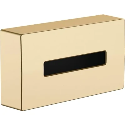 Image of hansgrohe AddStoris Tissue box, brushed bronze, 41774140