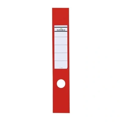 Image of Self Adhesive File Spine Label, 60mm, Red, (Pack of 10) 8090/03+ Free finchley Refill Pen
