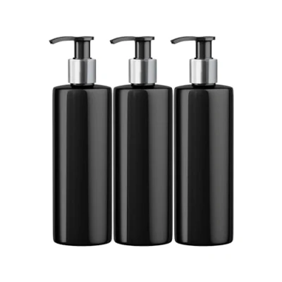 Image of 500ml Dispenser Pump Bottle Black PET Plastic Black/White Lotion Mrs Hinch Customisable DIY Refillable Bathroom Hand Soap (3)