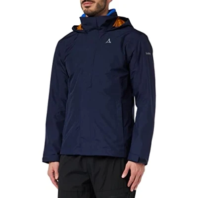 Image of Schöffel Partinello M Men&#039;s 3 in 1 Jacket, Windproof and Waterproof Winter Jacket with Separate Fleece Comfortable Rain Adjustable Hood