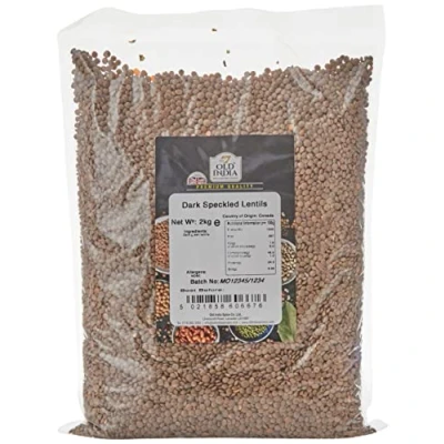 Image of Old India Dark Speckled Lentils 2kg