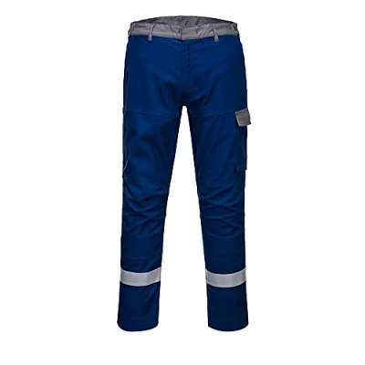 Image of Portwest FR06 Flame Resistant Bizflame Ultra Two Tone Trousers Royal Blue, 32