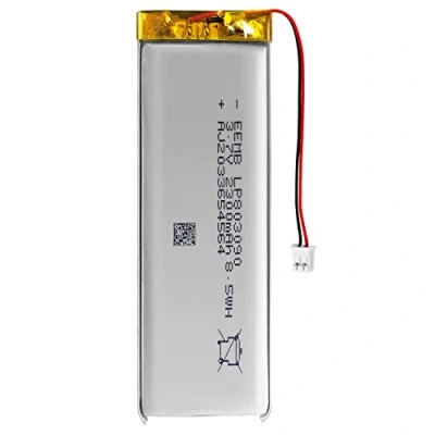 Image of EEMB Lithium Polymer Battery 3.7V 2300mAh 803090 Lipo Rechargeable Pack with wire JST connector confirm device &amp; polarity before purchase