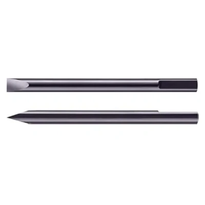 Image of Bergeon 6899 T 060, 2 pieces, stainless steel replacement blades for watchmaker&#039;s screwdriver, diameter 0.60 mm, white