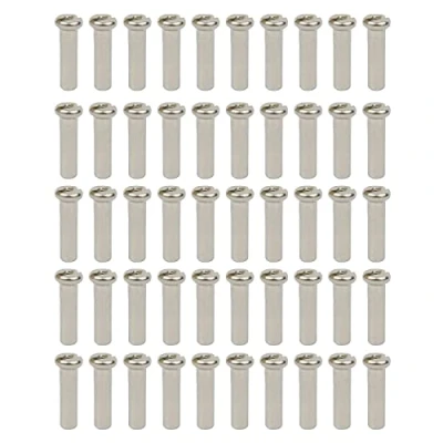 Image of TIANQUXNGI 50Pcs Mountain Bike Bicycles Spoke Wheel Nipple Decorations Road 14G 12G 13G