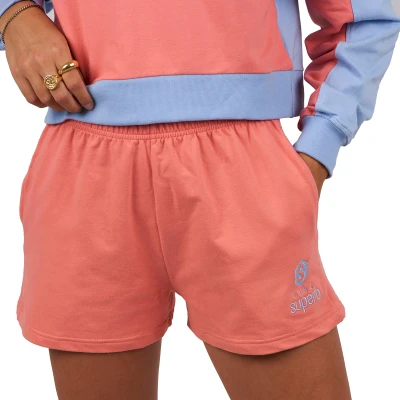 Image of Superb BeHappy WoMens Short Shorts Orange Size Large