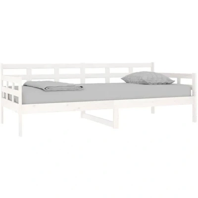 Image of vidaXL Day Bed without Mattress White Solid Wood Pine 90x200 cm
