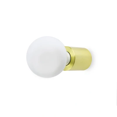 Image of Ten 1 Light Indoor Candle Wall / Ceiling Satin gold, E27