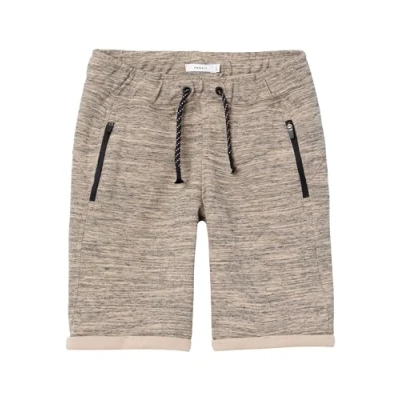 Image of NAME IT Boy&#039;s Nkmscottt SWE Long Shorts Unb Noos, Humus, 10 Years
