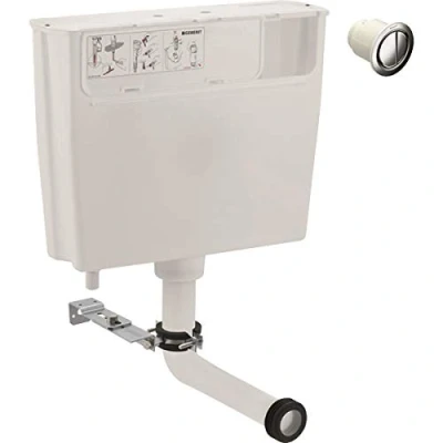 Image of Geberit Low Height Furniture Concealed Cistern Dual Flush Front Access + Button