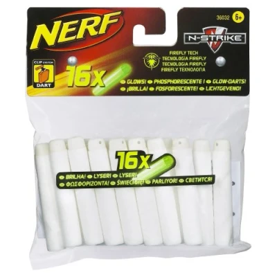 Image of NERF 36032148 N Strike Glow in The Dark Darts Refill Pack