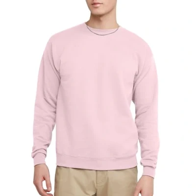 Image of Hanes ComfortBlend EcoSmart Men`s Crew Sweatshirt, P160, S Pale Pink