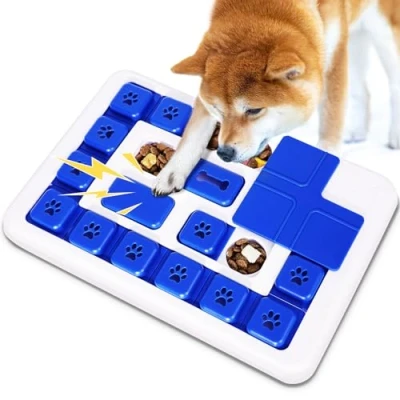 Image of Blanlody Interactive Dog Toys,Dog Puzzle Toys for Boredom，Dog Feeders Small,Medium,Large Dogs,Treat Dispenser Toy Gifts,Dog Brain Stimulation IQ,Slow Feeder
