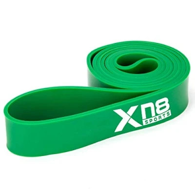 Image of XN8 Resistance Bands Pull Up Assist Loop for Powerlifting and Yoga Exercise, Fitness, Training Stretching Men Women (Green)