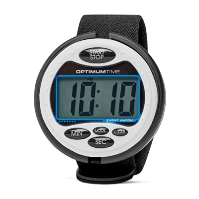 Image of Optimum time OE Series 3 Equestrian Event Watch White Unisex Countdown from programmable with alarm at zero