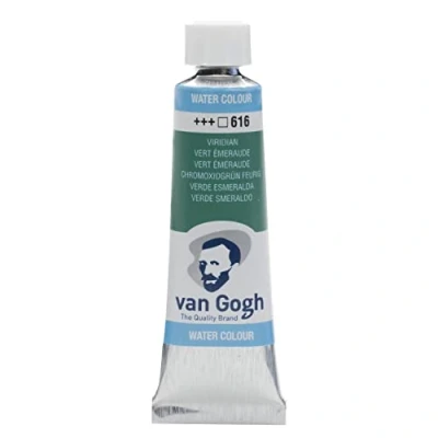 Image of Van Gogh Water colour 10ml Tube Viridian