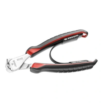 Image of Facom 190A.16CPE Front Cutting Pliers, Red/Black, 160 mm