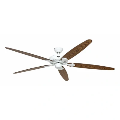 Image of CASAFAN CLASSIC ROYAL Ceiling Fan, Rotor Blade 1800mm, Painted White/Painted Light Grey