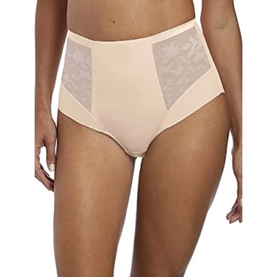 Image of Fantasie Women&#039;s Illusion High Waist Brief, Natural Beige, S