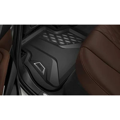 Image of BMW Genuine Rear Floor Mats All Weather Fits G06 LCI F96 51472458554