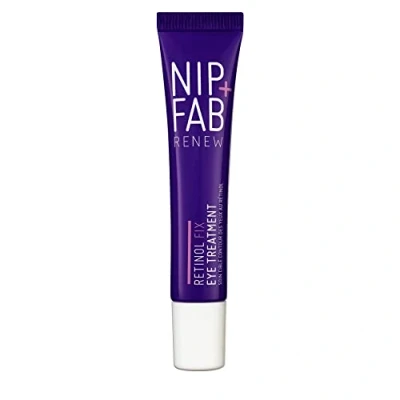 Image of Nip + Fab Retinol Fix Eye Treatment Advanced Anti Aging Formula, Diminishes Fine Lines, Wrinkles, and Dark Circles Hydrating Brightening Cream for Radiant Skin 15ml