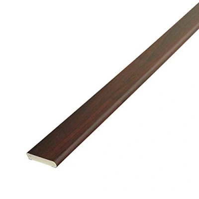 Image of Truly PVC Supplies Rosewood, 30mm x 5m Cloaking Fillet uPVC Plastic Window Door Architrave Trim