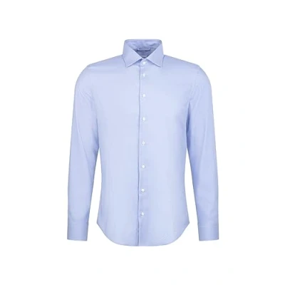 Image of Seidensticker Men&#039;s Slim fit Long Sleeve Collar Shirt, lightblue, 16