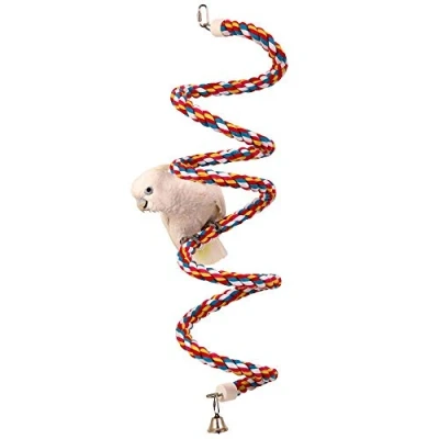 Image of Northern Parrots Parrot Boing Cotton Spiral Bouncing Perch Large