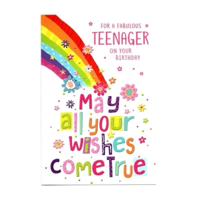 Image of Birthday Card Teenager, Thirteen, (13) 13th Year Old Girl Free Post (UK)