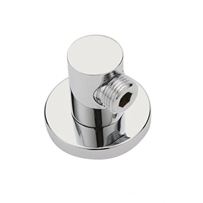 Image of Milano Mirage Wall Mounted Round Bathroom Outlet Elbow for Hand Shower Handset Hose Chrome
