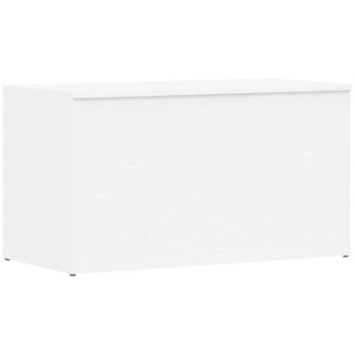 Image of vidaXL Storage Chest White 84x42x46 cm Engineered Wood