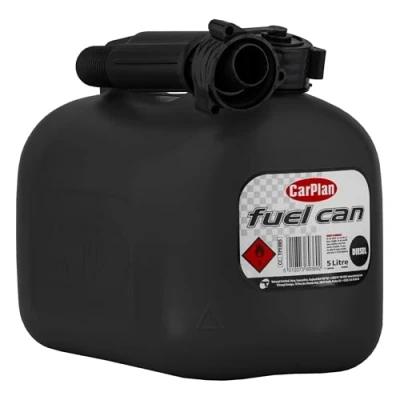 Image of CarPlan Tetracan Diesel Fuel Can, Black, 5 Litre