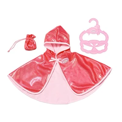 Image of Baby Annabell Little Sweet Cape 706503 For Toddler Dolls Sized 36cm Includes Doll, Cape, Bag, and Hanger Suitable From 1 Year