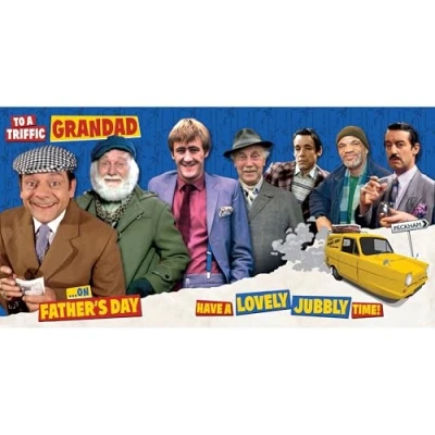 Image of only fools and horses, grandad, fathers day card