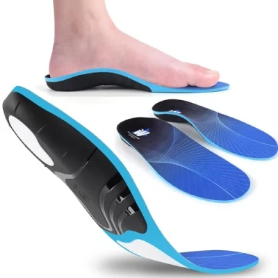Image of WildBull Plantar Fasciitis Insoles for Men Women, Orthotic İnsoles, Arch Support Insoles, Orthopedic Flat Feet Heel Pain Shock Absorption Sports