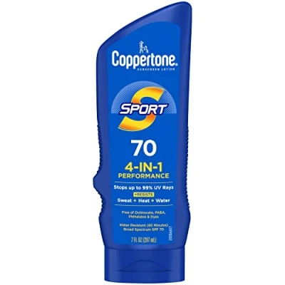 Image of Coppertone SPORT Sunscreen Lotion Broad Spectrum SPF 70 (7 Fluid Ounce)