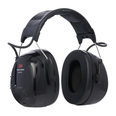 Image of 3M PELTOR ProTac III Headset, 32 dB, Black, Headband, MT13H221A