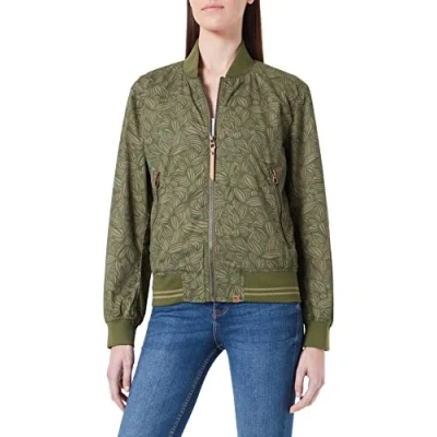 Image of Camel Active Womenswear Women&#039;s 330175/7F40 Jacket, Khaki, 36