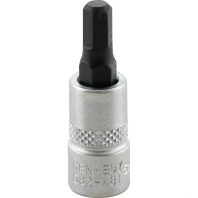 Image of Kennedy 1/8&quot; A/F Hex Socket Bit 1/4&quot; Square Drive
