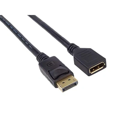 Image of PremiumCord DisplayPort Extension Cable M/F 3 m, up to 10.8 Gbps, Compatible with Video Full HD 1080p, HDCP, Black, kportmf1 03