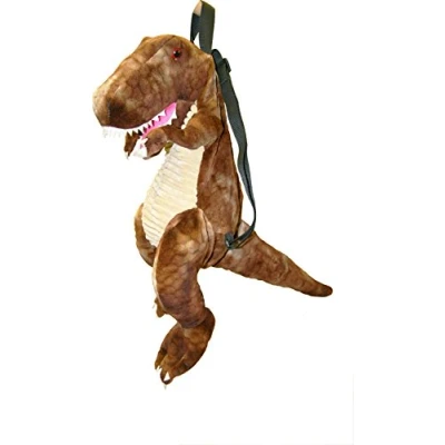 Image of Great Gizmos WY0003NHM Brown T Rex Dinosaur Children&#039;s Backpack