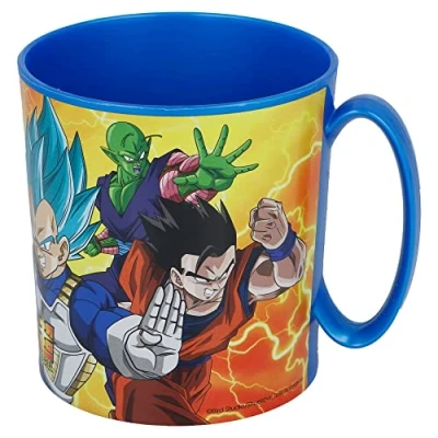 Image of Stor 390 ml BPA Free Plastic Cup, Microwave Safe, Dragon Ball, Colourful