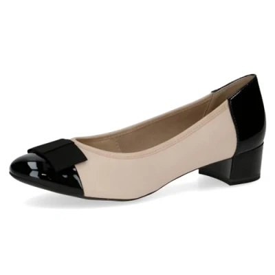 Image of CAPRICE Women&#039;s 9 22399 42 Pump, Beige Comb, 3.5 UK